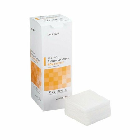 MCKESSON NonSterile Gauze Sponge, 3 x 3 Inch, 4000PK 33122000